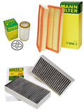 Mann Oil Air Carbon Cabin Filter Service Kit for Mercedes W164 X164 W251 (2006–2012)