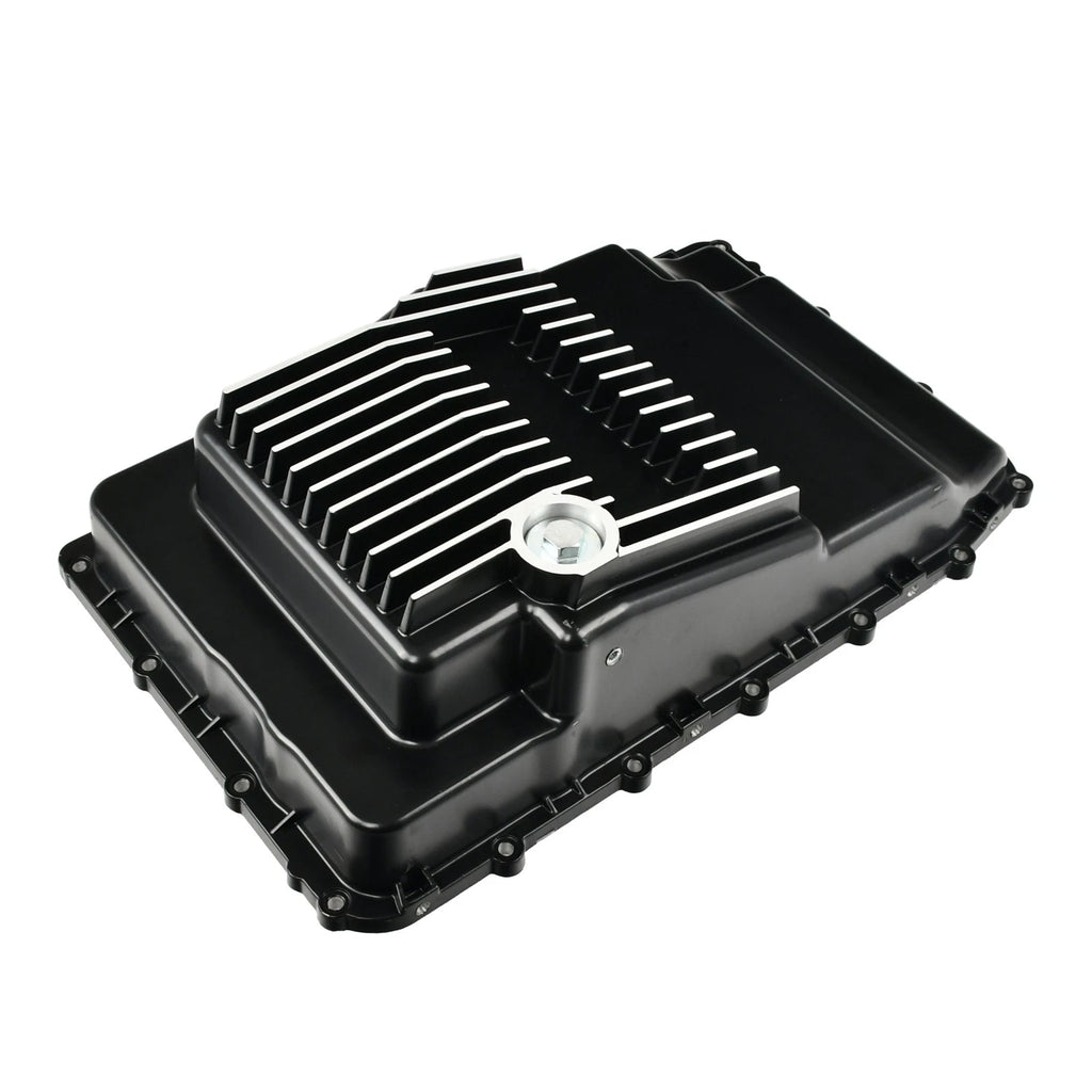 Brushed Aluminum Deep Transmission Pan for Ford Lincoln 10R80 (2018–2024)