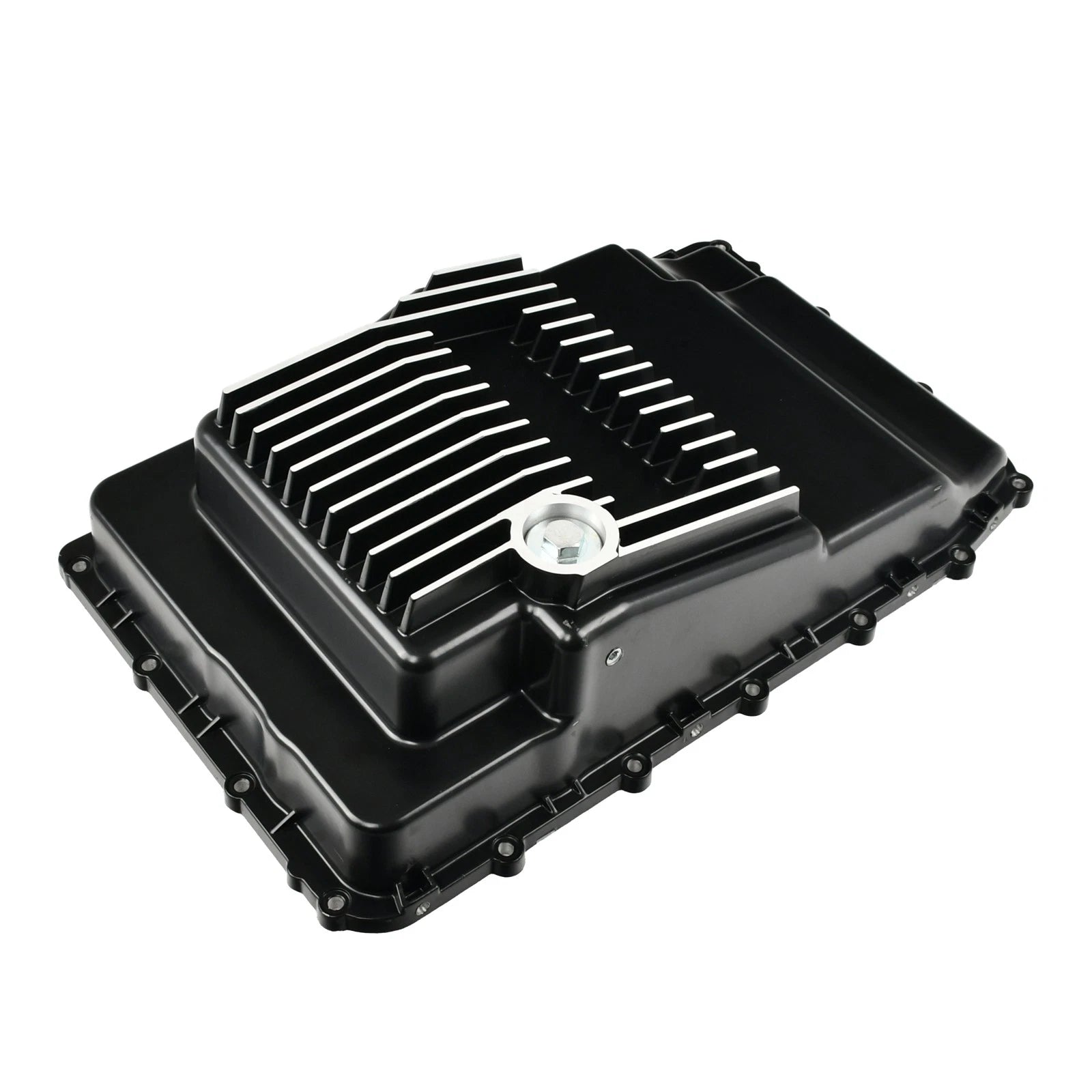 Brushed Aluminum Deep Transmission Pan for Ford Lincoln 10R80 (2018–2024)