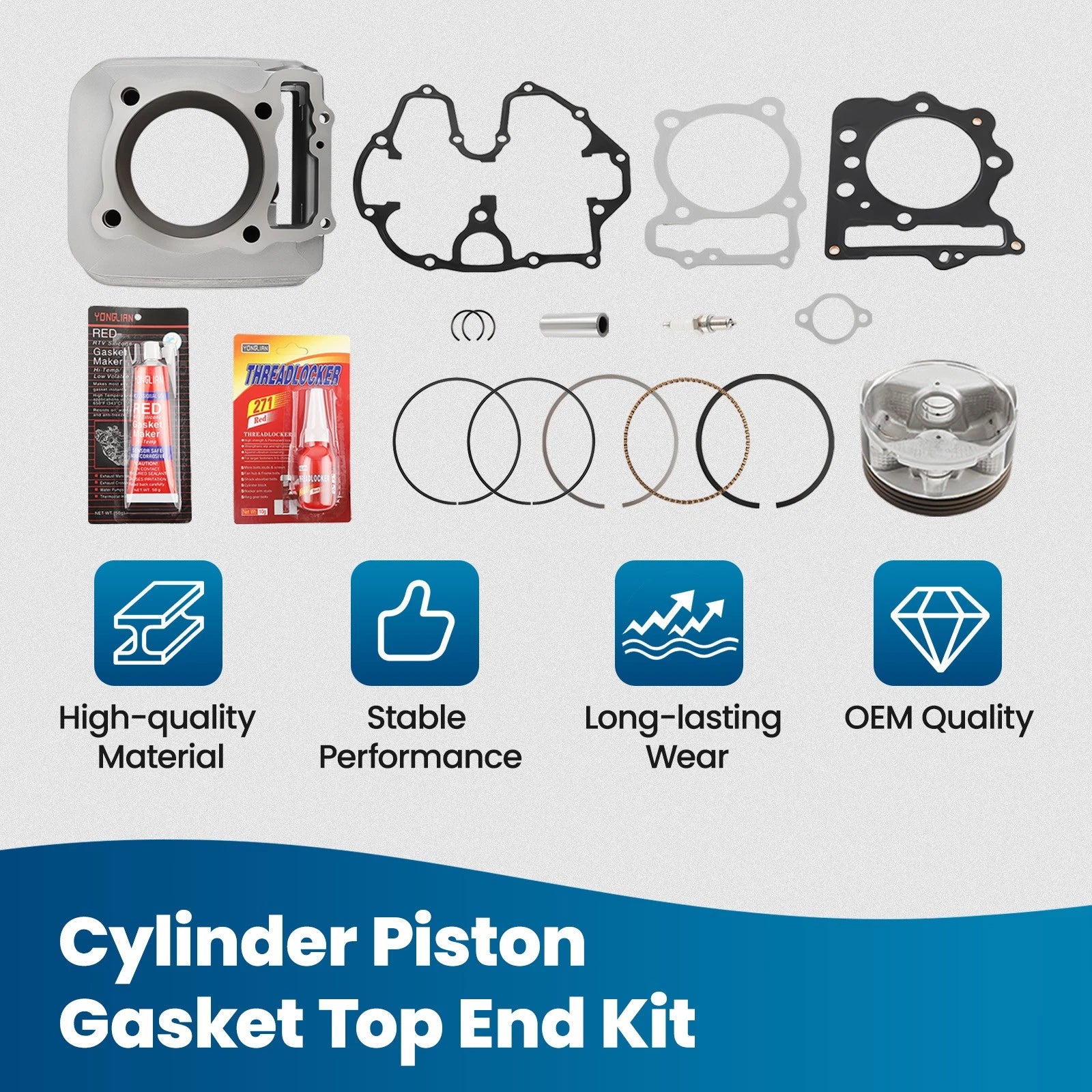 Big Bore Cylinder Piston Top End Kit for Honda TRX400EX (1999–2008)
