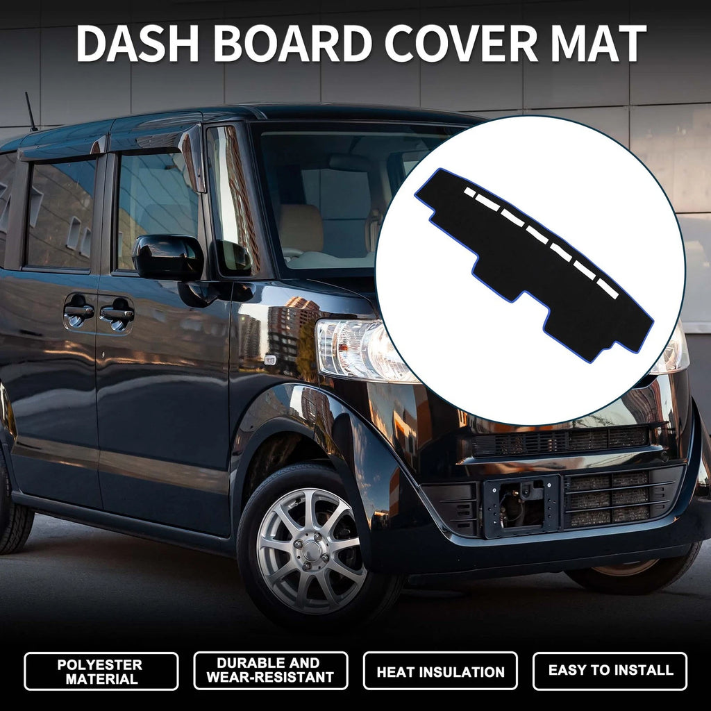 Dashboard Cover Mat for Honda N-VAN JJ1 JJ2 (2018–Present) Black Blue