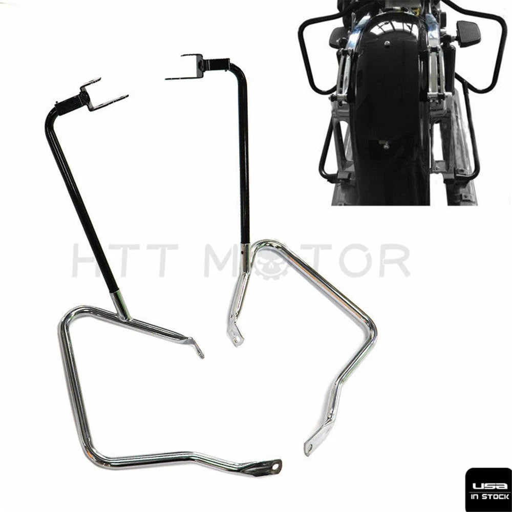 Saddlebag Bracket Guard Bars for Harley Touring Street Road Glide (2014–2017)