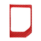 1 Pcs Red Carbon Fiber Gear Shift Panel Cover Trim for Toyota Tundra (2014–2021)