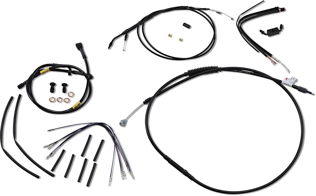 Handlebar Cable and Brake Line Kit for Wide Glide (2014–2023)