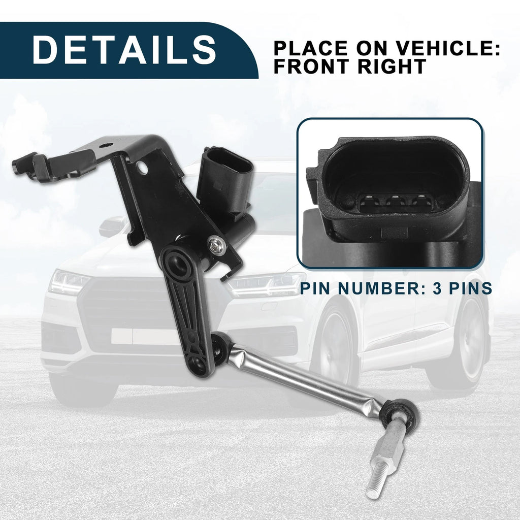 Air Suspension Ride Height Level Sensor for Audi E-tron Quattro (2019–2023) No. 4M0941286D