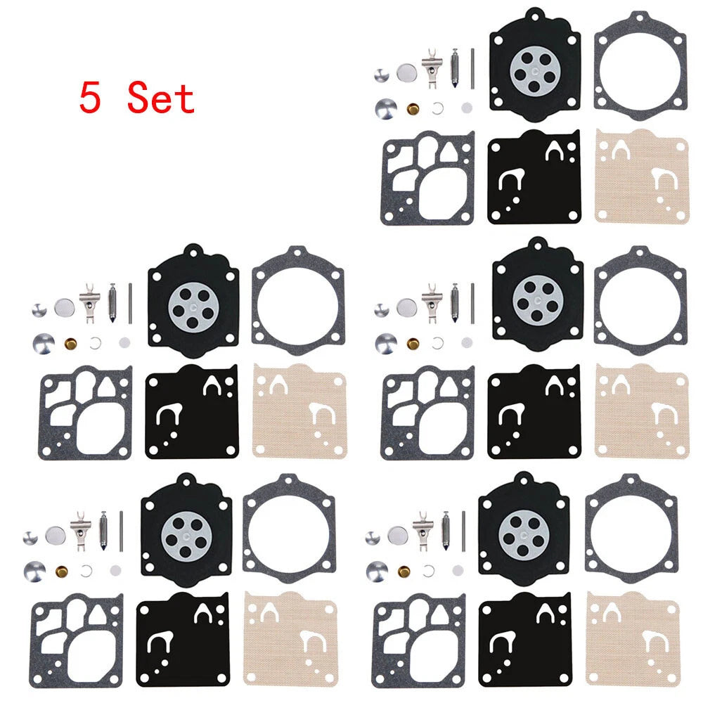 Set of 5 Carburetor Rebuild Kits for Walbro Stihl 056 066 064 K12-WG Husqvarna