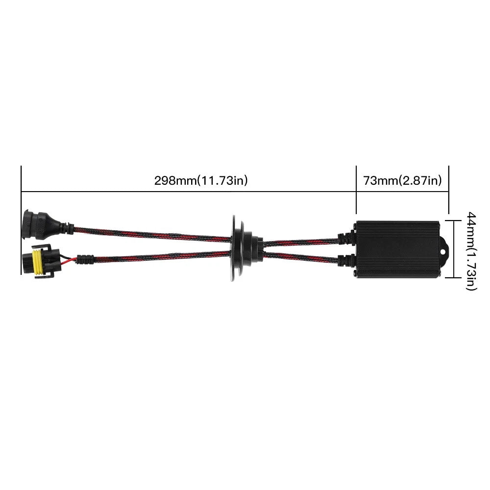 2X H11 H8 H9 LED Headlight Canbus Error Canceller for