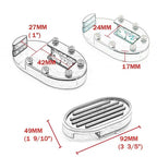 CNC Brake Pedal Pad Cover for Harley Sportster XL 883 1200 & Dyna Glide