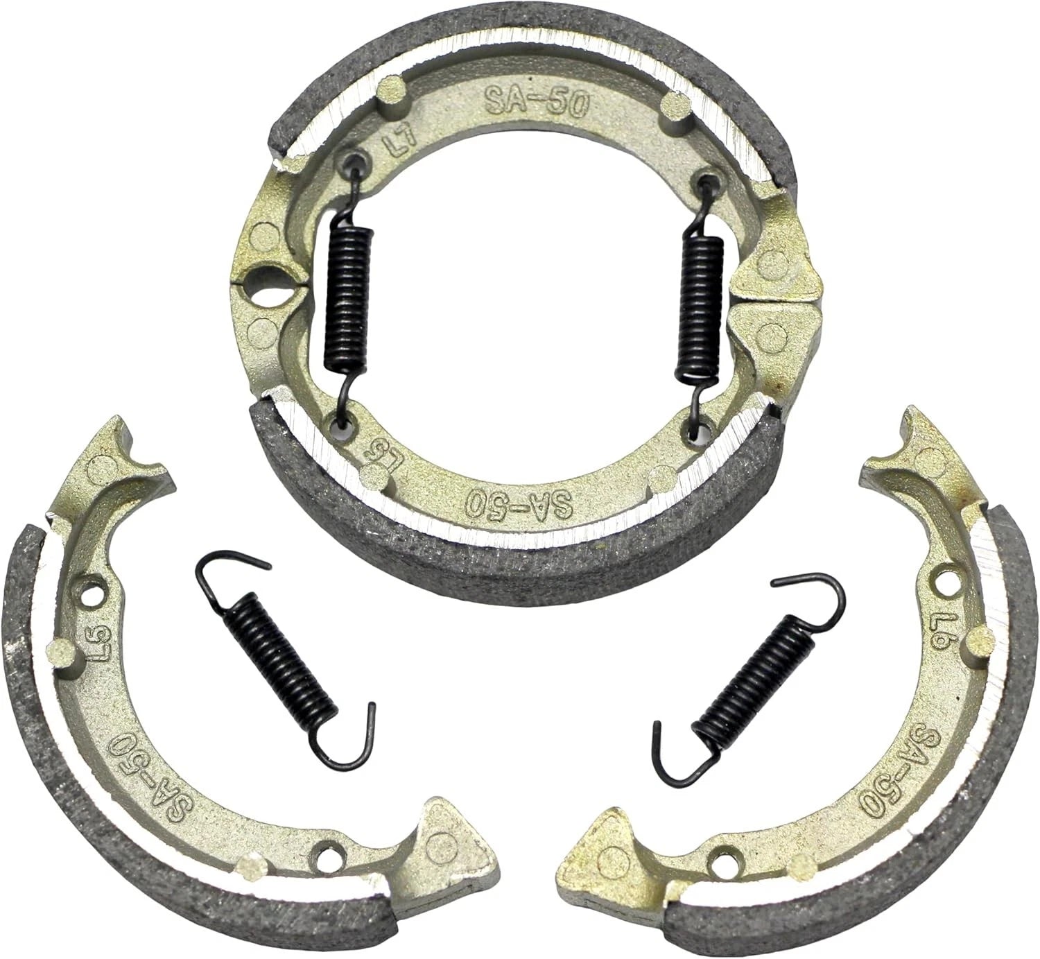 Set of 2 Brake Shoes for Suzuki FA 50 FA50 FS50 (1980–1991)
