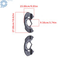 2Pcs Brake Dust Shields for Honda Civic (2012–2015)