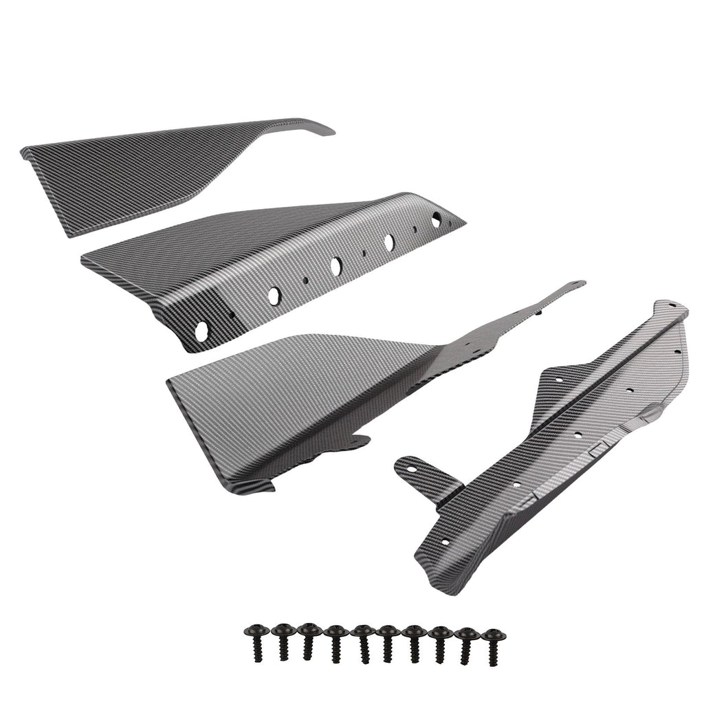 2X Side Skirt Extension Lip Kit for BMW G42 230i M240i (2022–2024) Carbon Look