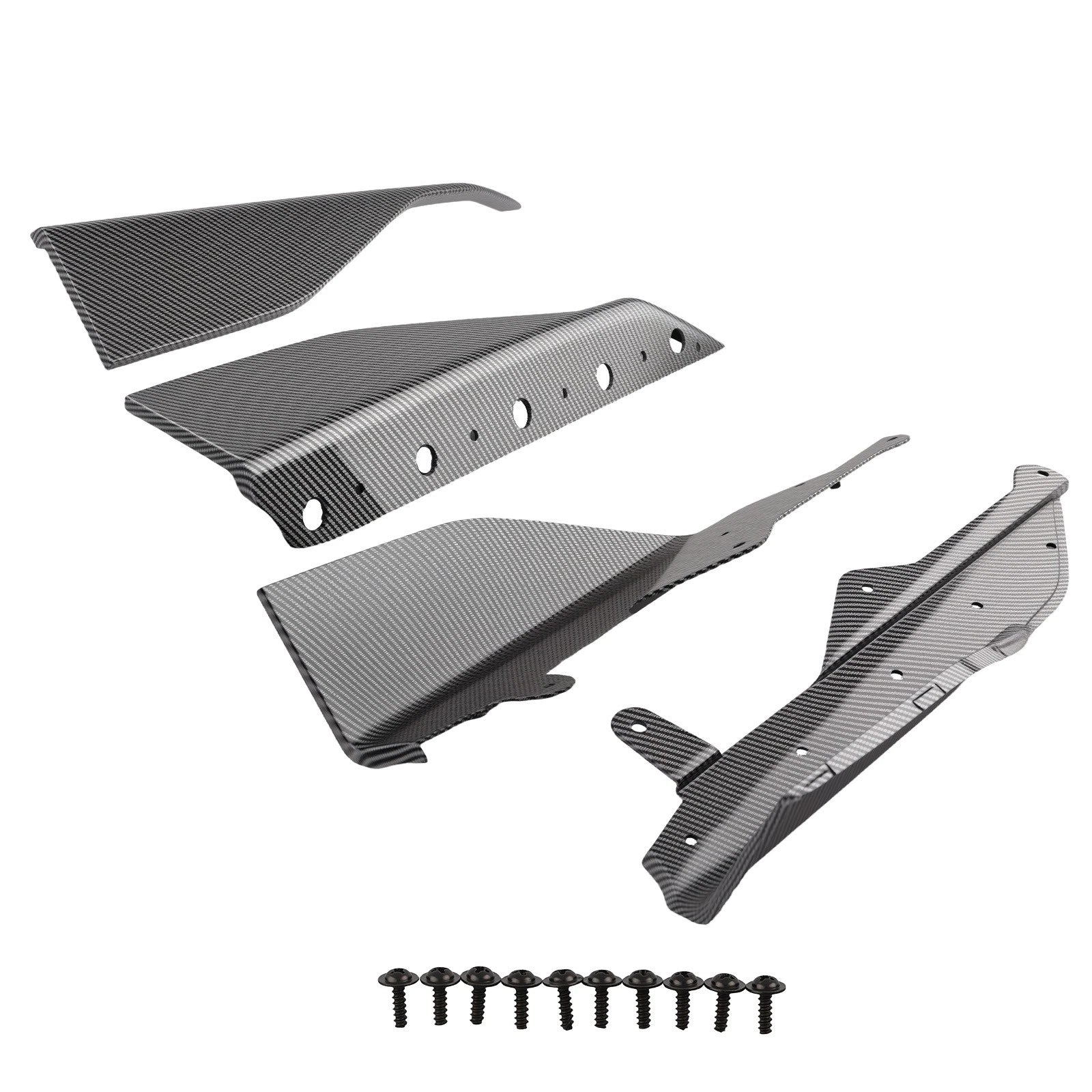 2X Side Skirt Extension Lip Kit for BMW G42 230i M240i (2022–2024) Carbon Look