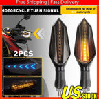 LED Sequential Turn Signal Tail Lights for Honda Motorcycle