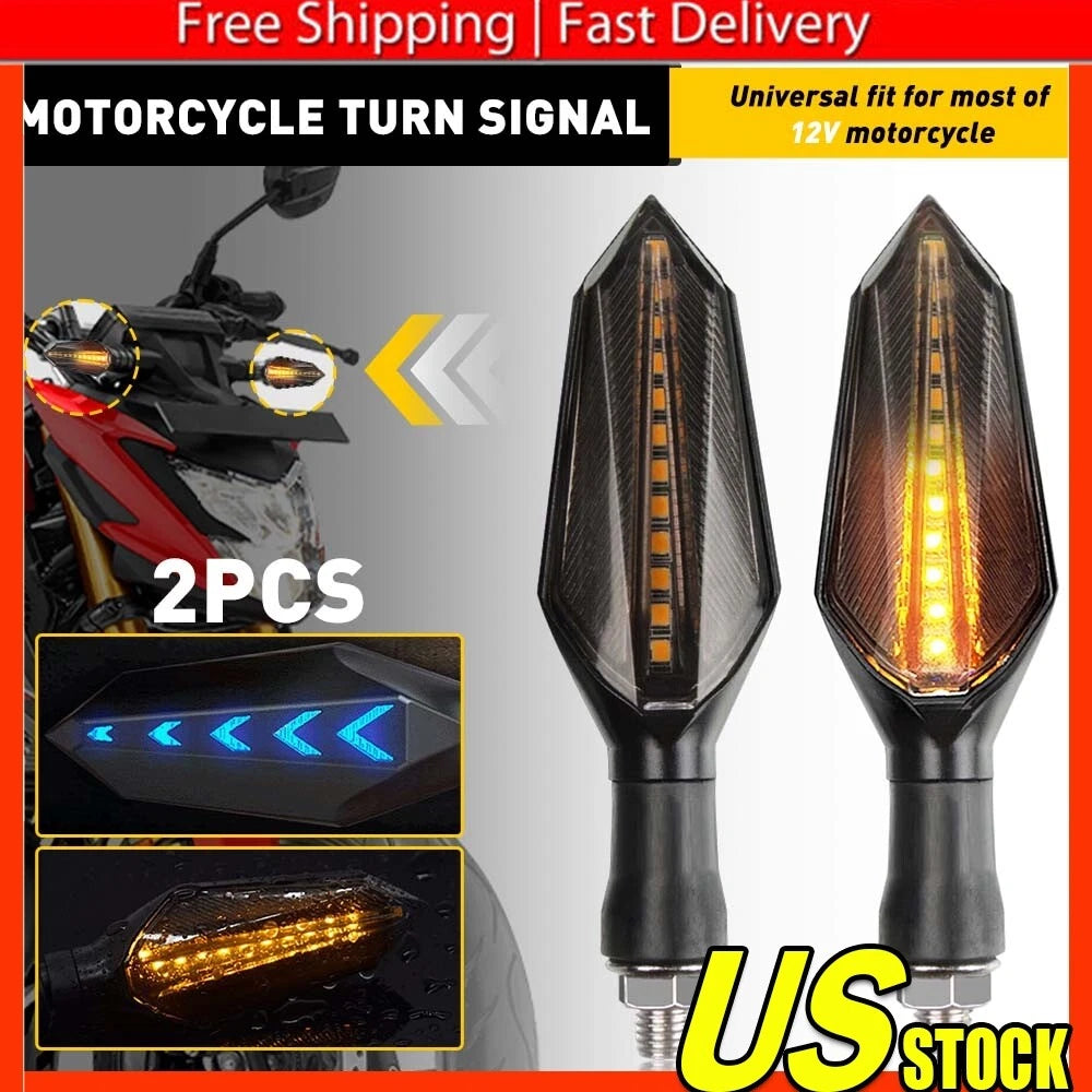 LED Sequential Turn Signal Tail Lights for Honda Motorcycle