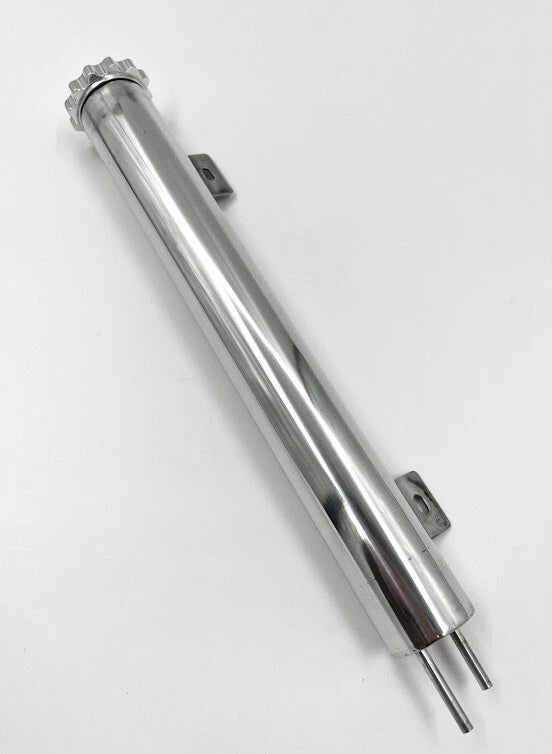 Radiator Overflow Tank Reservoir Replacement for 16 Inch Polished Aluminum (—)