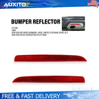 Pair Red Rear Bumper Reflectors for Ford Explorer Police Interceptor (2016–2019)
