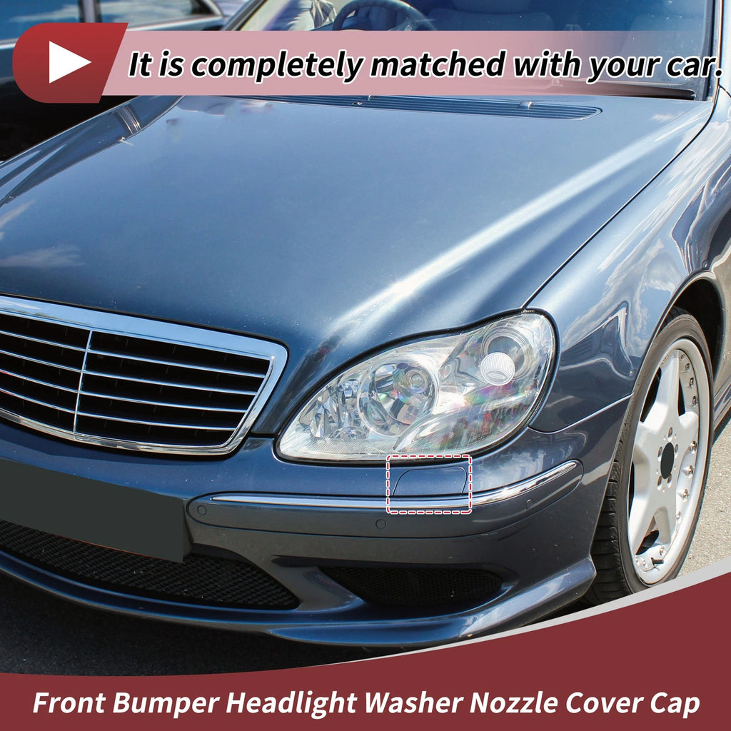 Bumper Headlight Washer Nozzle Cover Cap for Mercedes-Benz S600 (1999–2006)