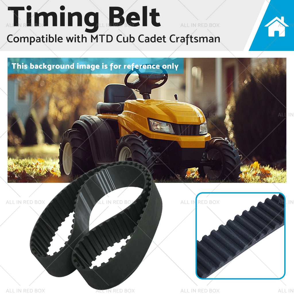 Timing Belt for MTD Cub Cadet Craftsman Riding Lawn Mowers (954-04167)