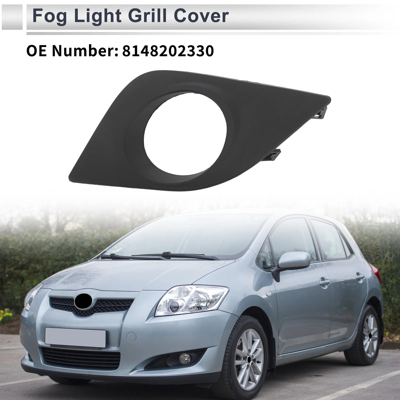 1 Pcs Fog Light Grill for Toyota Corolla (2014–2016) No. 8148202330