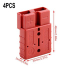 Set of 4 Secure Crimped Soldered Cable Terminals 50 Amp Power Connector