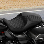 Black Rider & Passenger Seat for Harley Street Road Electra Glide (2009–2023)