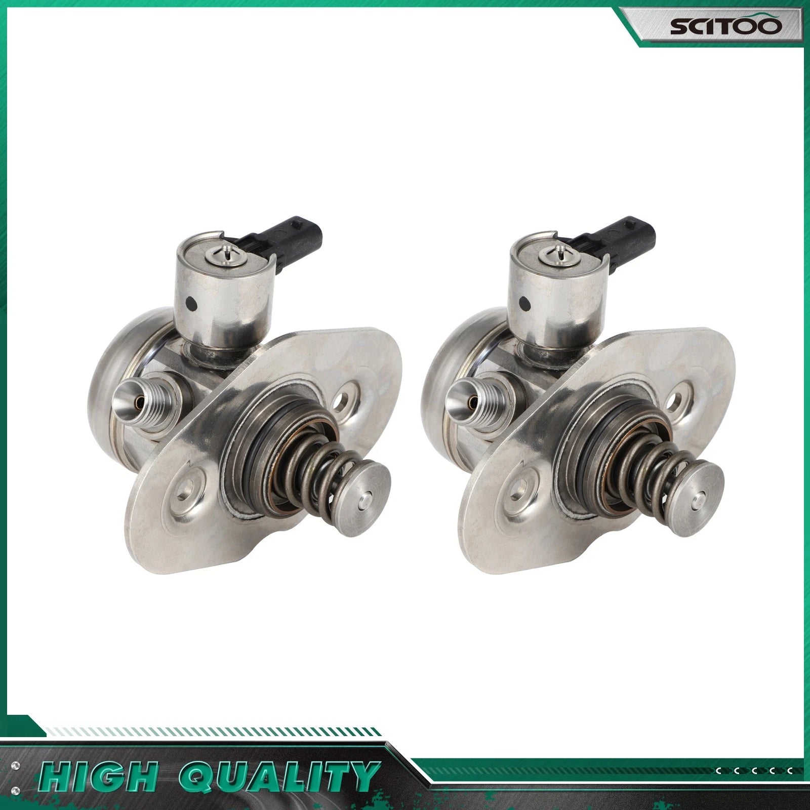 2X High Pressure Fuel Pump for BMW 550i 550i GT 650i 750i Alpina M5 (2006–2017)