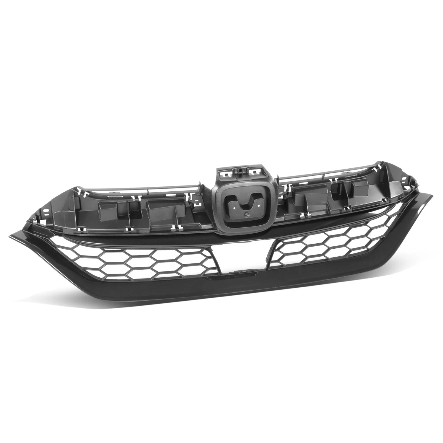 Honeycomb Mesh Upper Grille for Honda CR-V (2017–2019) w/Badge Slot