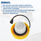 Gas Fuel Tank Cap for Dodge Ram Promaster (2014–2016) Yellow