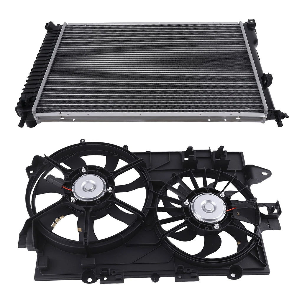 Radiator and Cooling Fan Kit for Chevy Equinox, Pontiac Torrent (2006–2008)