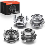 Set of 4 Wheel Hub and Bearing Assembly for Nissan Altima (2007–2018)