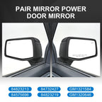 Left Driver Side Mirror for Silverado 1500 (2019-2024) Power Heated Puddle BSD