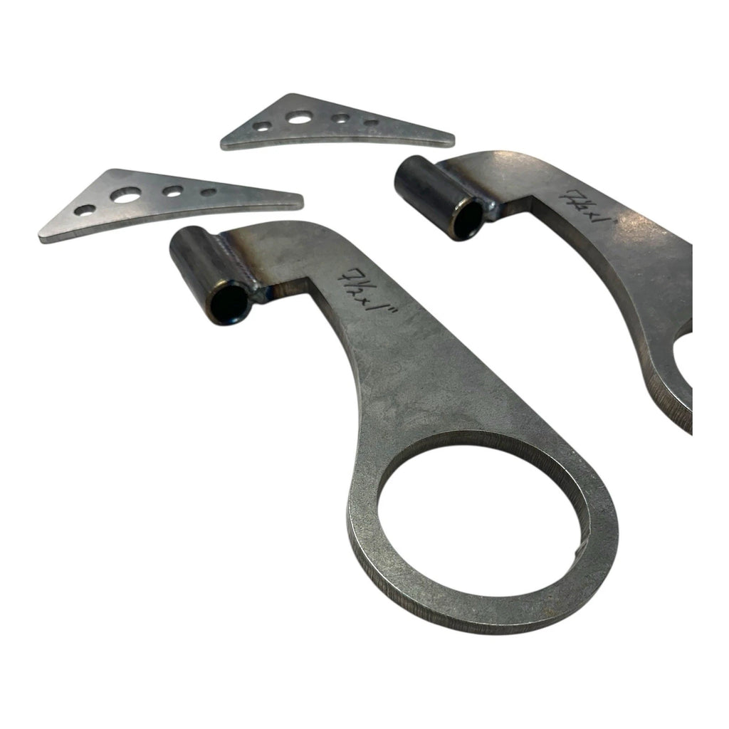 Rear Spring Hanger Drop Bracket Kit with Gussets for Hot Rod 3" Axle (1970–2000)