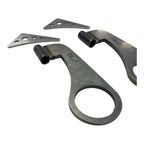 Rear Spring Hanger Drop Bracket Kit with Gussets for Hot Rod 3" Axle (1970–2000)