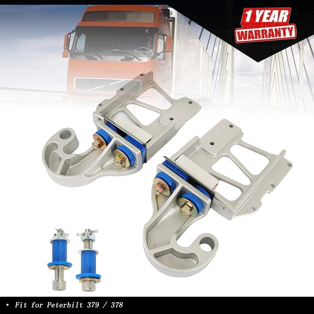 Hood Hinge Pivot Bushing Mount & Bolt Kit for Peterbilt 378/379 (1994–2007)