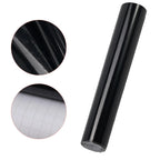 Sun Strip Visor for Car Van Windshield (140x20cm) Matte Black Vinyl