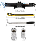 3 Ton Portable Scissor Jack Kit for Car SUV (Fits Most Models)