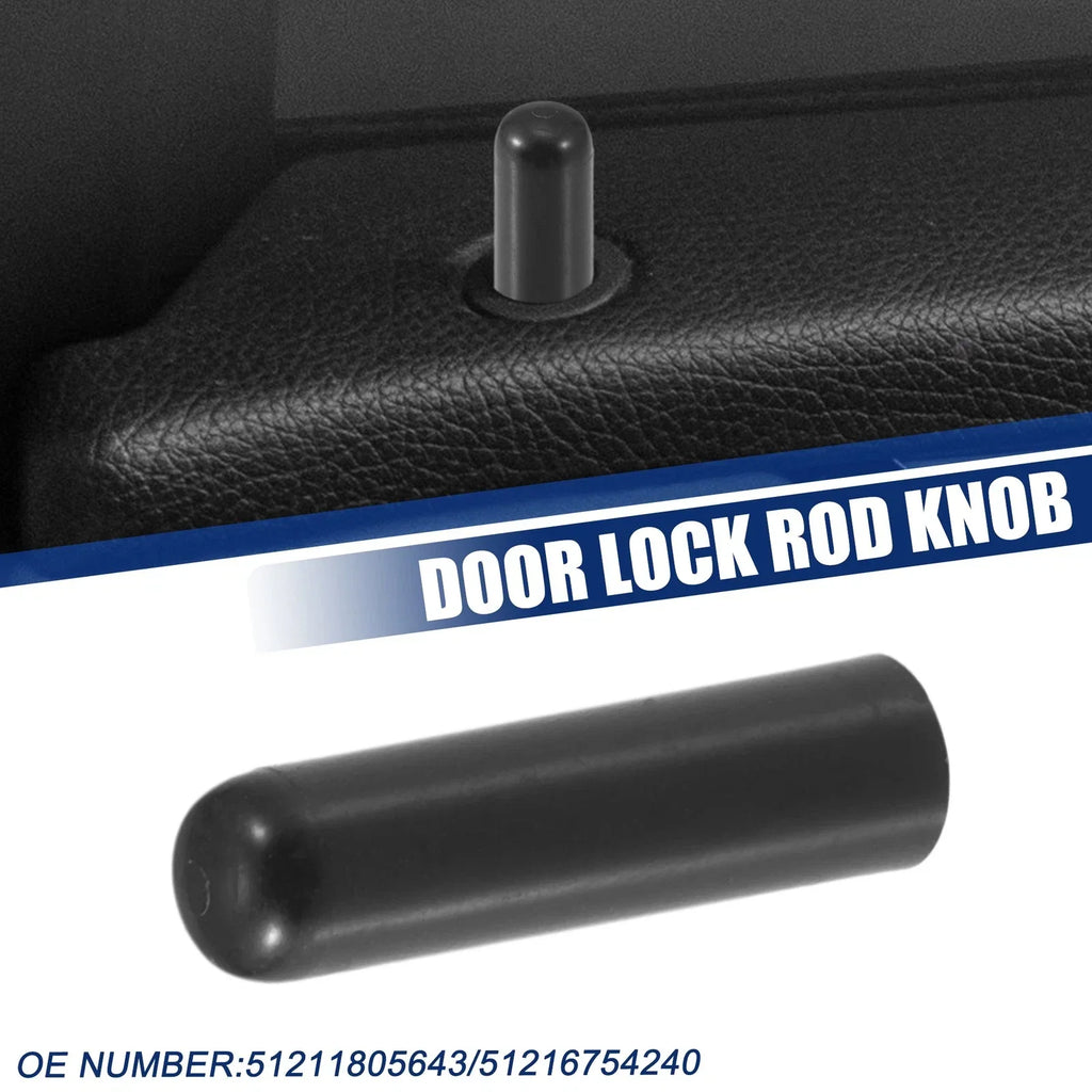 Door Lock Rod Knob Black for BMW 328i (2007-2013)