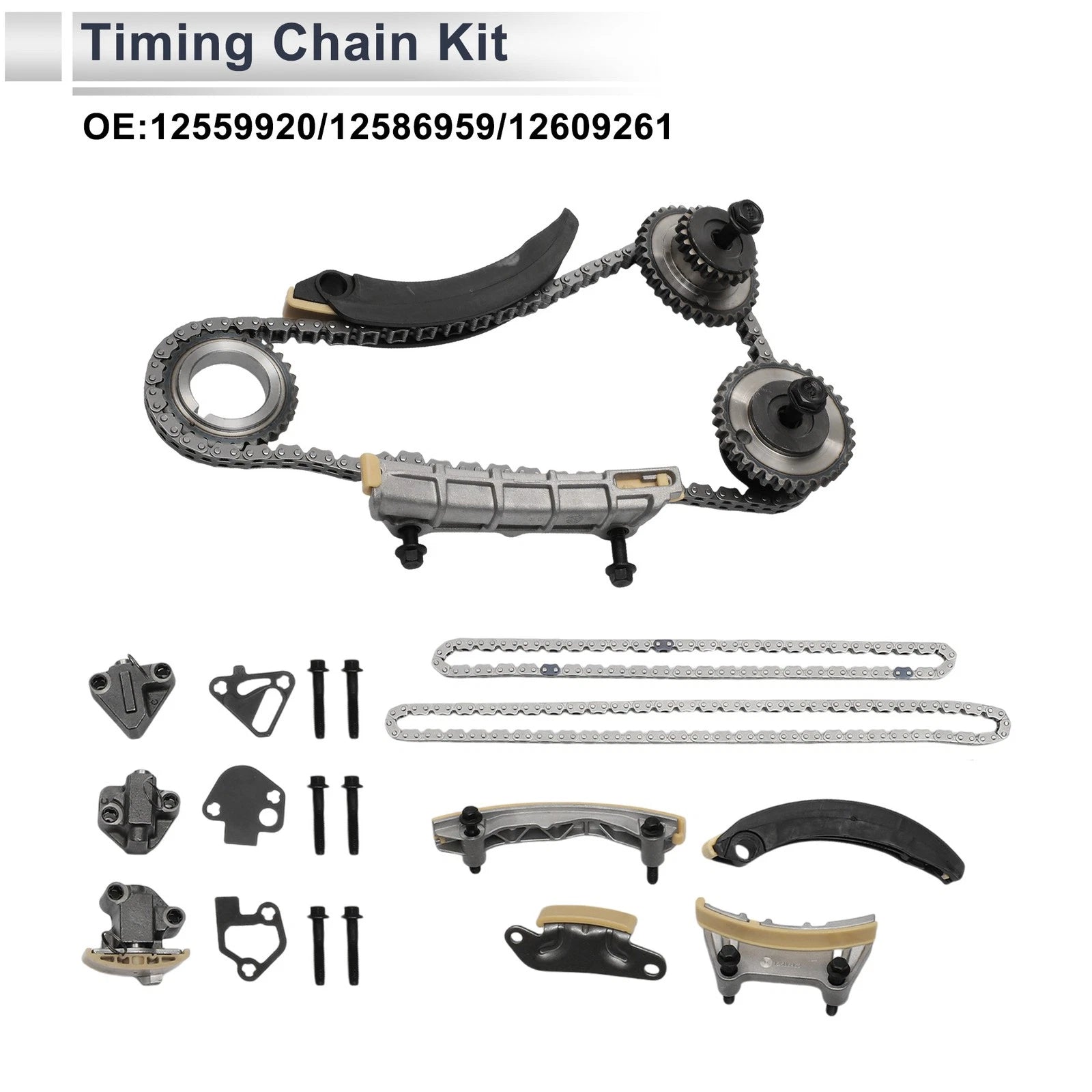 Timing Chain Kit No. 12609261 for GMC Acadia, Chevrolet Traverse (2007–2017)