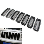 7 Pcs Front Mesh Grille Cover for Jeep Patriot (2011-2017)