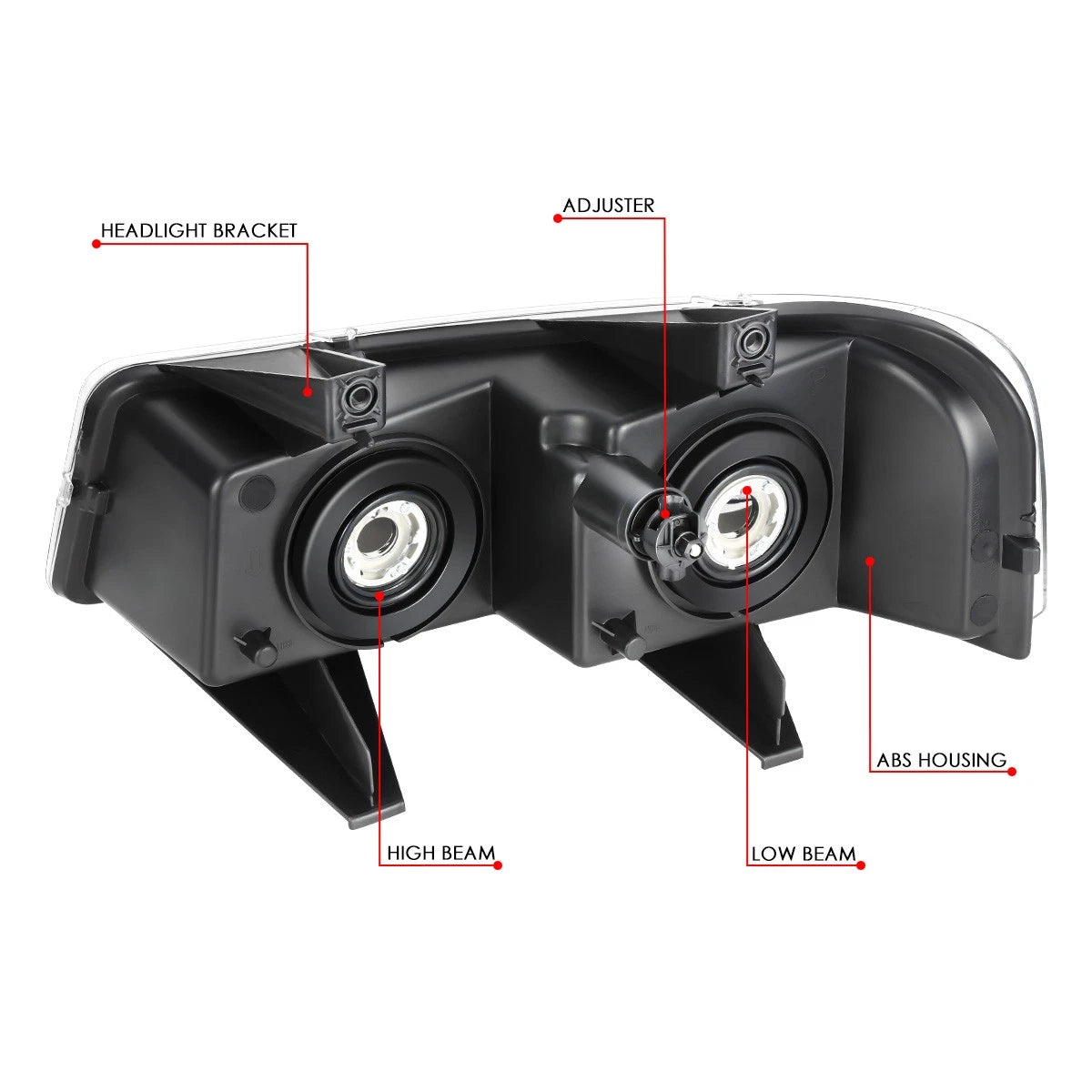 Right Side Headlight for Chevrolet Express GMC Savana 1500 2500 3500 4500 (2003–2023)