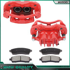 Set of 2 Rear Brake Calipers & Ceramic Pads for Ford F-250 Super Duty (2000–2004)