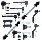 Set of 14 Front Outer Tie Rod Ends & Ball Joints for GMC Yukon (1992–1995)