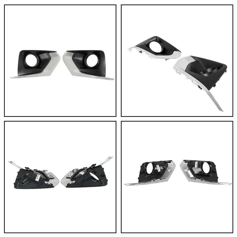 Set of 2 Fog Lights with Bezel and Harness for Chevy Traverse (2018–2021)