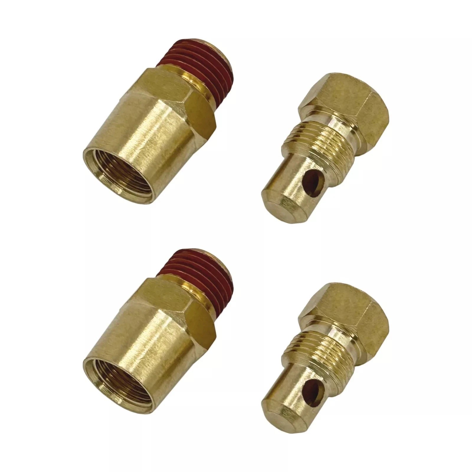 Set of 2 Exhaust Manifold & Engine Block Drain Plug Kit for Mercruiser (22-16951Q1)