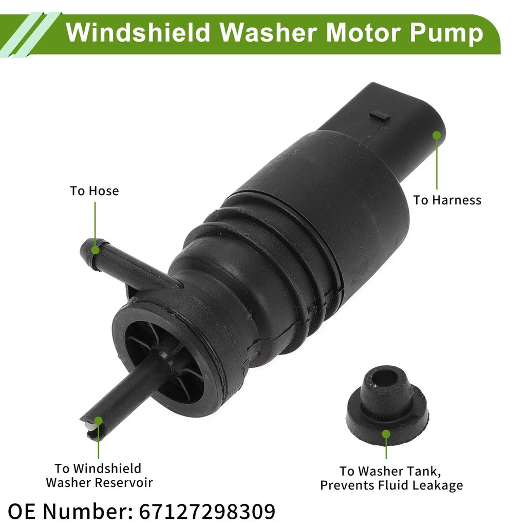 Windshield Washer Pump w/Grommet for BMW 228i