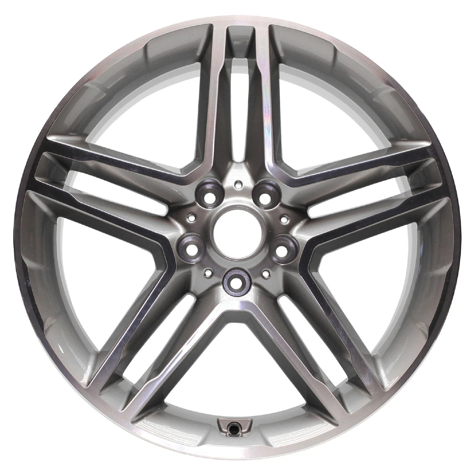 19" Mach'd w/Grey Inset&Pkt Rim by JTE Wheels for 17-18 Santa Fe Sport (19x7.5)