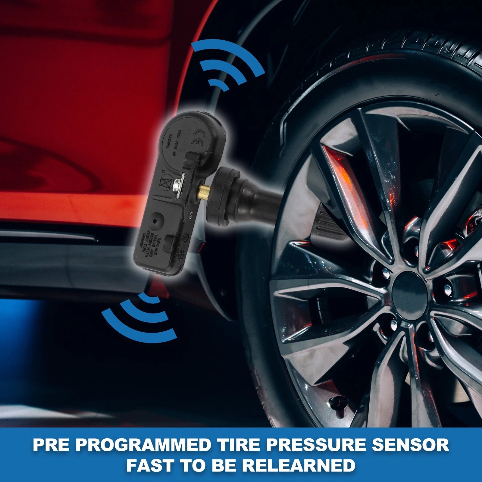 Tire Pressure Sensor 68241067AA for Ram 1500 2500 (2011–2013) 433MHz