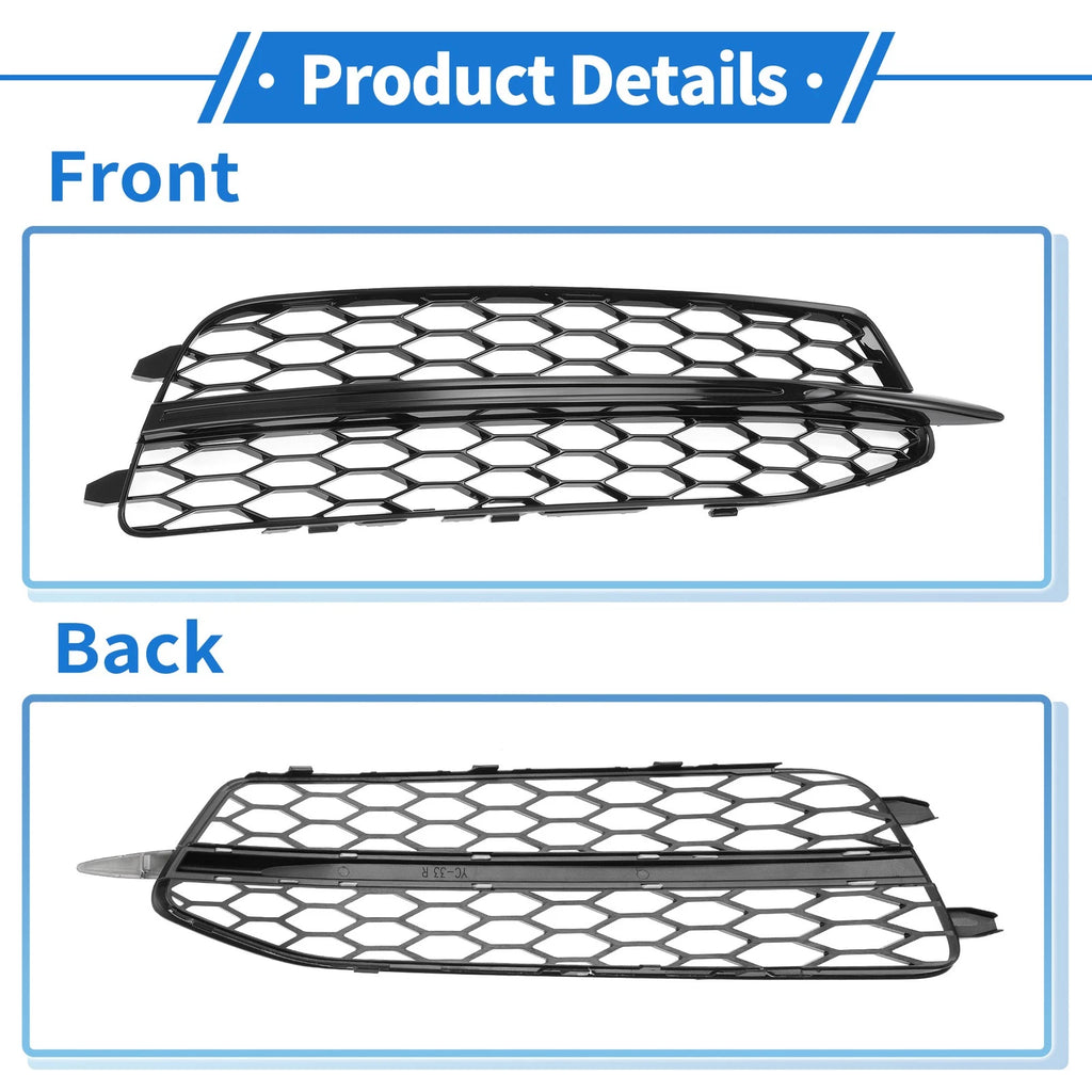 1pc Fog Light Grill for Audi A6 C7 (2011–2014) No. 4G0807682D