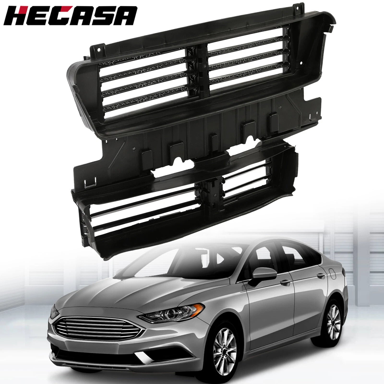 Radiator Active Grille Shutter Assembly for Ford Fusion (2017–2020)