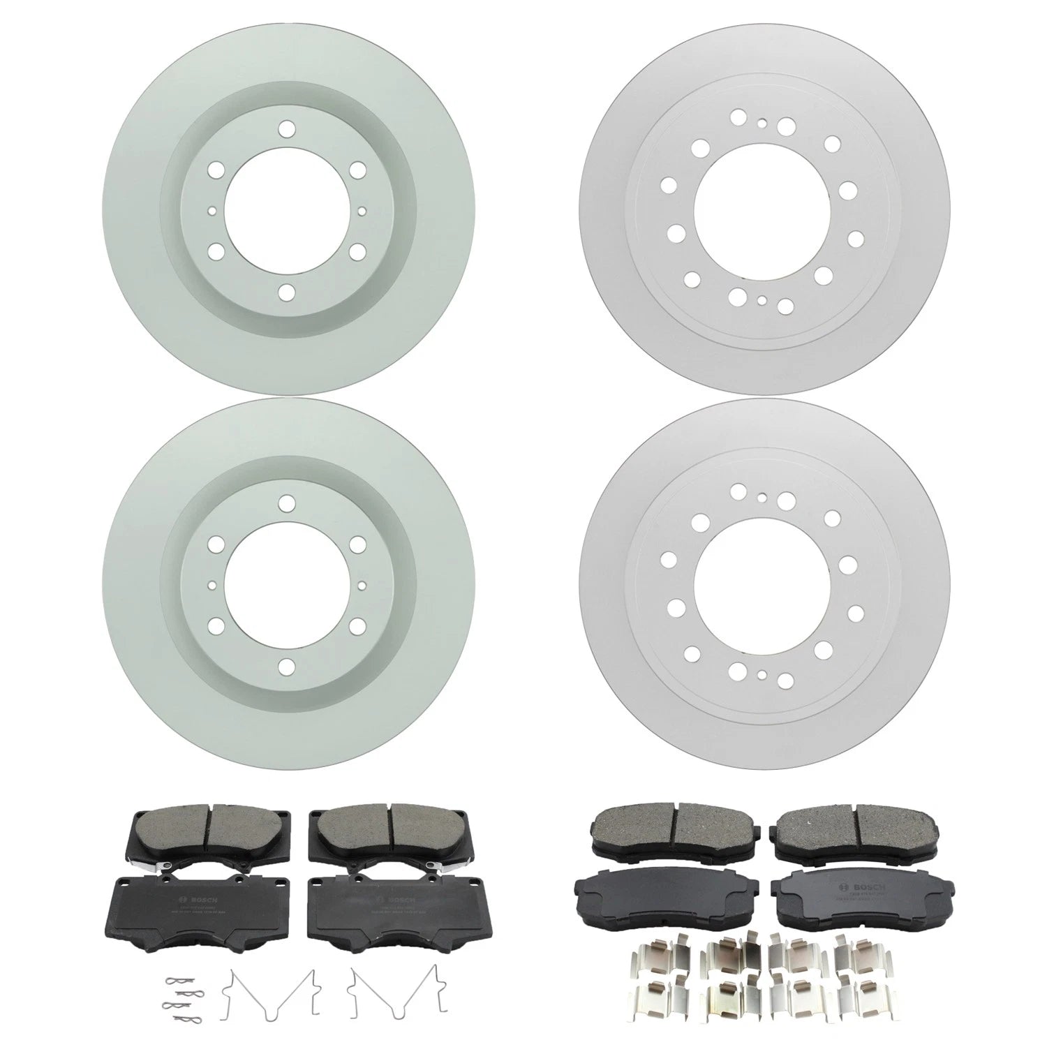 Set of 4 Bosch Quietcast Ceramic Disc Brake Pads for 4Runner GX460 (2010–2023)